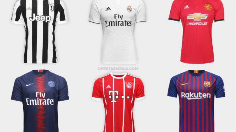 Fanellat më të shitura të klubeve të futbollit – kryeson Bayern Munich, Juventusi shet më shumë se Barcelona, PSG dhe Chelsea