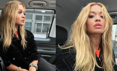 Rita Ora shfaqet atraktive në pozat e reja nga makina