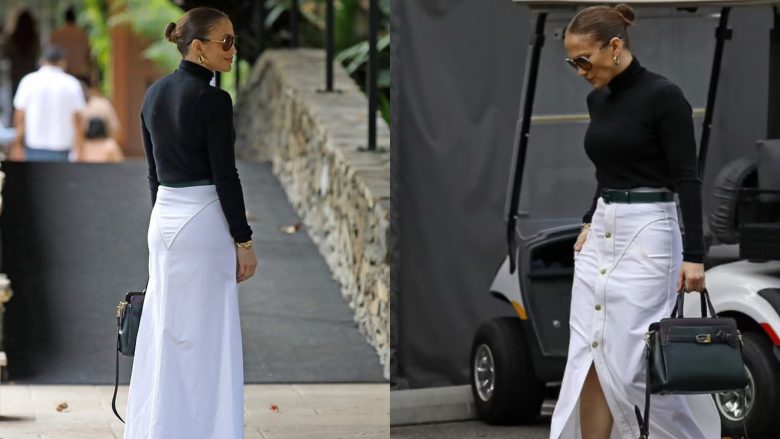 Jennifer Lopez duket elegante gjatë daljes në Los Angeles