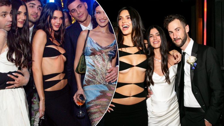 Kendall Jenner flet për fustanin ‘e papërshtatshëm’ të veshur në dasmën e shoqes së ngushtë