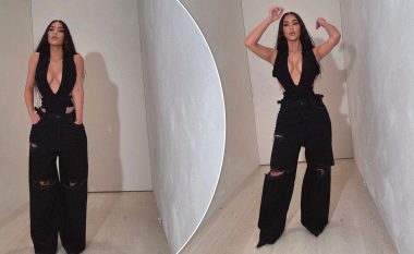 Kim Kardashian vishet me një bluzë të bukur e interesante