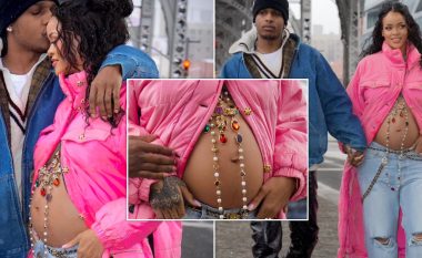 Rihanna është shtatzënë, në pritje të fëmijës së parë me reperin ASAP Rocky