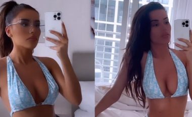 Tayna ekspozon linjat joshëse në bikini nga pushimet në Miami