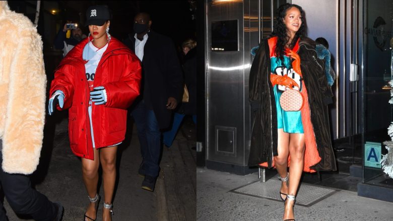 Rihanna me guxim shfaqet pa pantallona në motin e ftohtë të New Yorkut