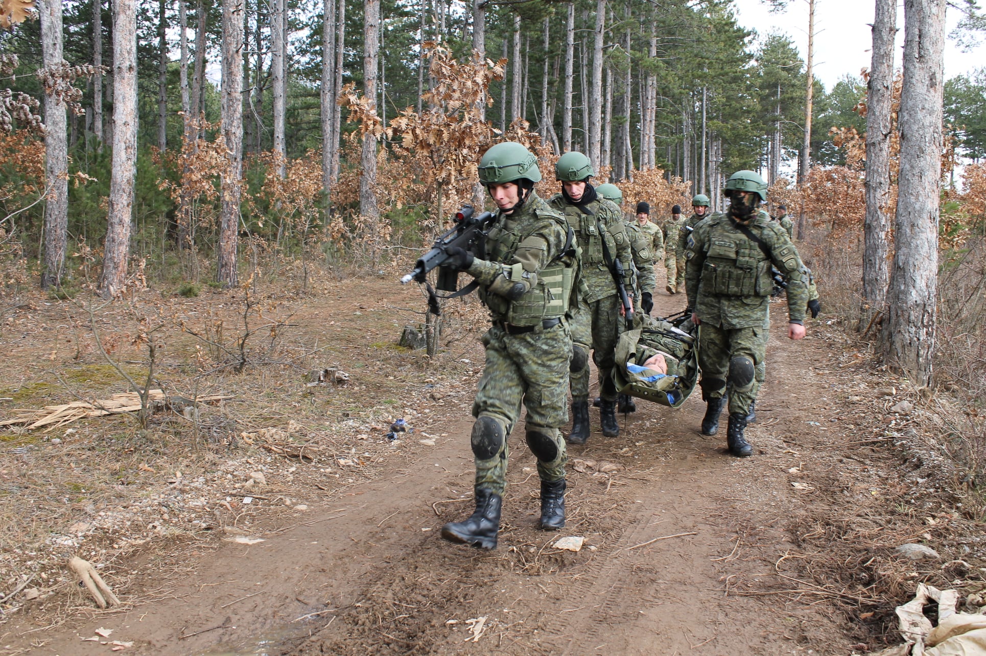 Reagimi në fushëbetejë, ushtarët e FSK-së trajnohen nga instruktorët amerikanë