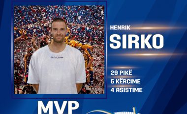 Henrik Sirko i Golden Eagle Yllit, MVP i xhiros së 18-të