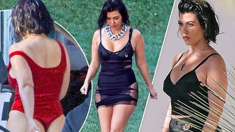 Më e madhja e familjes Kardashian – Kourtney, duket provokuese në setin e ri fotografik ndërsa thuhet se është e zemëruar me motrat e saj