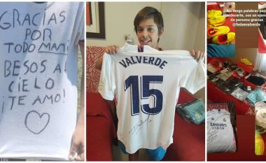 Gjesti i bukur i Fede Valverdes dhe Mina Bonino me Luca Guerci, djali që i dedikoi një gol nënës në parajsë