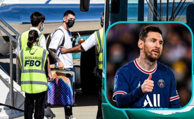 Messi kthehet në Paris pas shërimit nga COVID-19, gati për ndeshjen ndaj Lyonit të Shaqirit