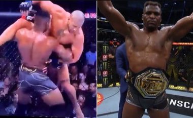 Francis Ngannou mposht Cyryl Gane dhe mbron titullin e peshave të rënda në UFC 270
