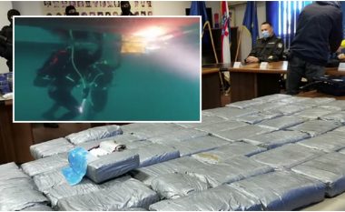 Policia kroate kap sasi të mëdha heroine dhe kokaine në Dubrovnik – momenti kur zhytësit kërkojnë drogën nën varkë