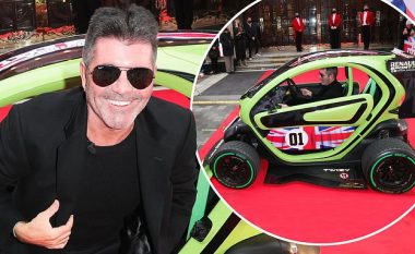 E pazakontë! Simon Cowell shkon me veturë elektrike në tapetin e kuq të “Britain’s Got Talent”