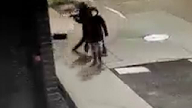 E godet gruan me tërë forcën në kokë me shkop bejsbolli, sulmuesi kapet nga policia e Washingtonit – kamerat e sigurisë filmuan momentin kritik
