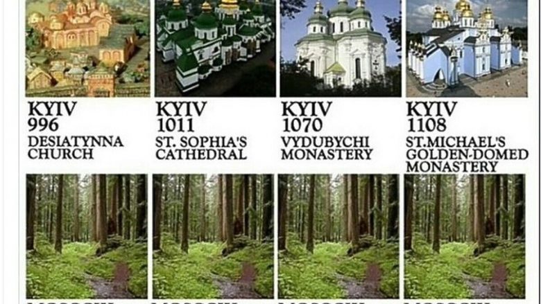 Ambasada amerikane në Ukrainë tregon se kur Kievi ishte qytet, Moska ishte pyll