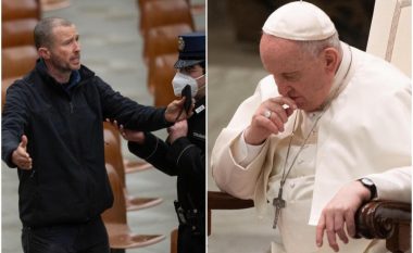 Papa Françeskut në kishë ia ndërpret fjalën një burrë, vazhdimisht bërtiste – garda e Vatikanit e nxjerr jashtë