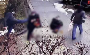 E godet me shqelm 89-vjeçaren, kamerat e sigurisë filmojnë sulmin në Brooklyn – policia vihet në kërkim të autorit