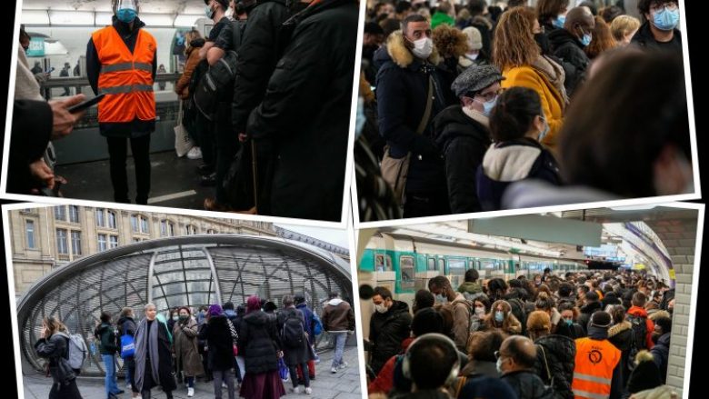 Kolaps në Paris: Greva paralizoi metronë, miliona njerëz pa transport