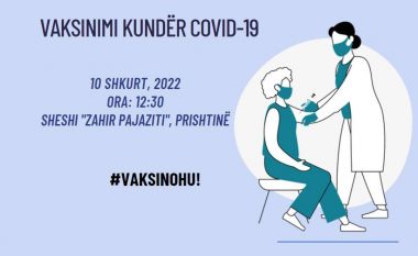 Nga sot vaksinimi kundër COVID-19 edhe në sheshin “Zahir Pajaziti” në Prishtinë