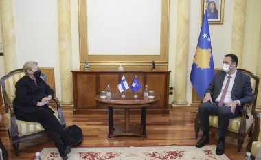 Konjufca priti në takim lamtumirës ambasadoren Stjernvall: Finlanda i ka dhënë përkrahje të çmuar proceseve të shtendërtimit të Kosovës