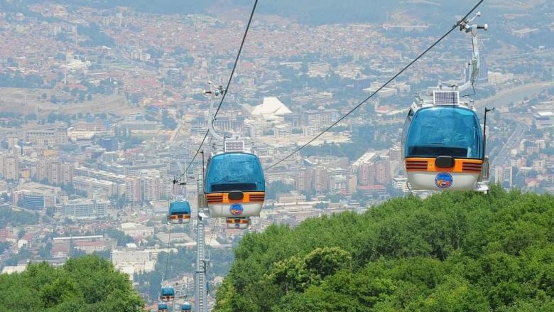 Javën e kaluar 3 500 qytetarë e përdorën teleferikun për deri në majën e Vodnos në Shkup