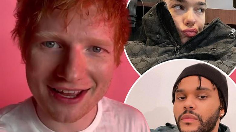 Ed Sheeran shpallet artisti më i dëgjuar në botë me 4.3 milionë dëgjime në radio – lë pas Dua Lipën dhe The Weeknd