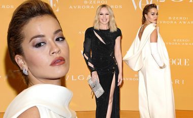 Rita Ora, Kylie Minogue dhe Sharon Stone duken magjepsëse, teksa kryesojnë yjet të pranishme në natën e parafundit të Javës së Modës në Milano