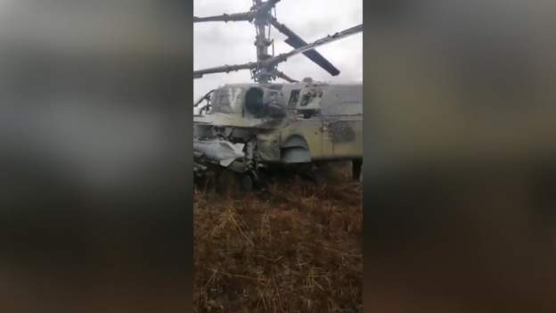 Rrëzohet helikopteri rus afër Kievit