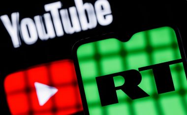 YouTube bllokon median shtetërore ruse RT në Ukrainë – pezullon mundësinë që ajo të fitojë para globalisht