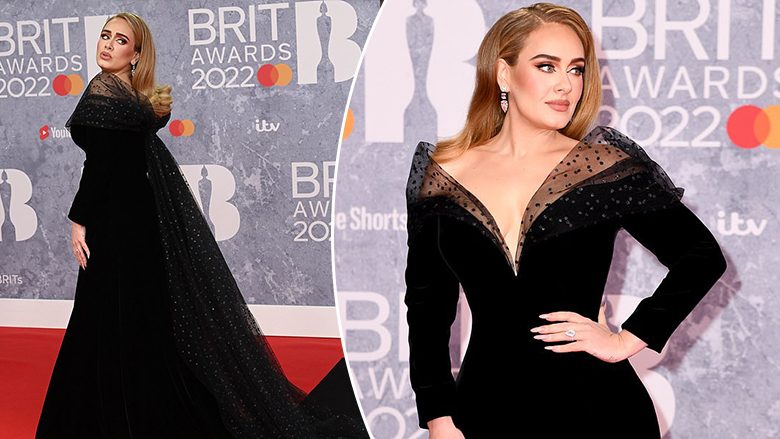 Adele arrin e veshur plot elegancë në tapetin e kuq të Brit Awards 2022