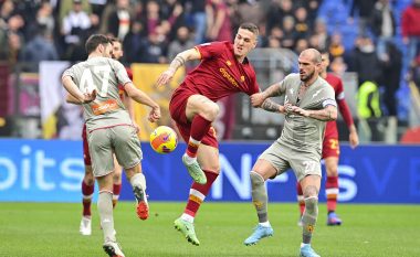 Roma nuk ia del ndaj Genoas, mbetet pas në luftë për një vend në Ligën e Kampionëve