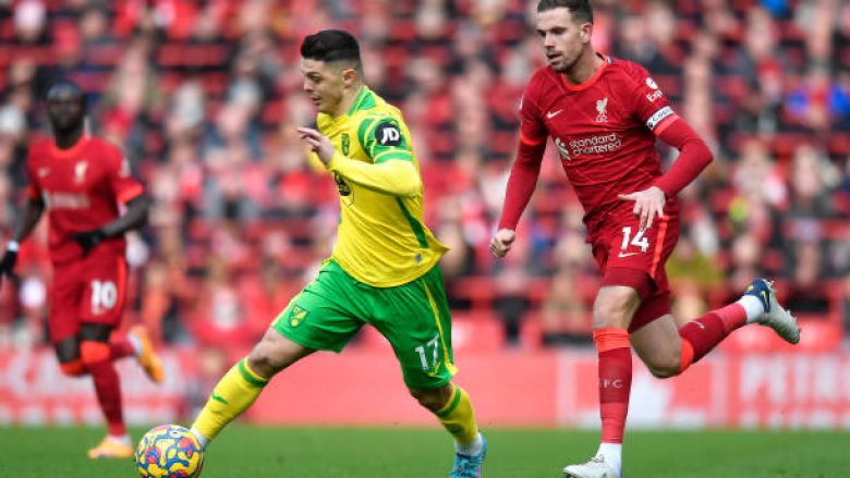 Liverpool 3-1 Norwich, nota e Rashicës dhe lojtarëve të tjerë