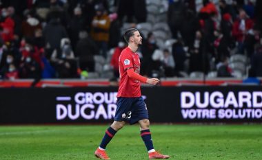 Edon Zhegrova ndëshkohet me karton të kuq në barazimin e Lille ndaj Metz