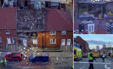 Një shpërthim që dyshohet të jetë nga gazi ka “ndarë në dysh” një shtëpi në Angli – dy persona kanë përfunduar në spital