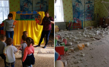 Publikohen pamjet e reja pas sulmit të separatistëve rusë në një kopsht të fëmijëve - OSBE demanton rusët se ka pasur gjenocid në Ukrainë