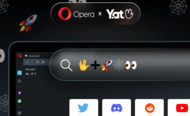 Shfletuesi Opera ofron ueb-adresa në formën e emoji-ve