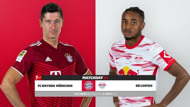 Bayern Munich – RB Leipzig, formacionet zyrtare 