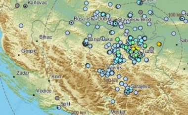 Një tërmet me magnitudë 4.2 në BeH, epiqendra afër Tuzlës