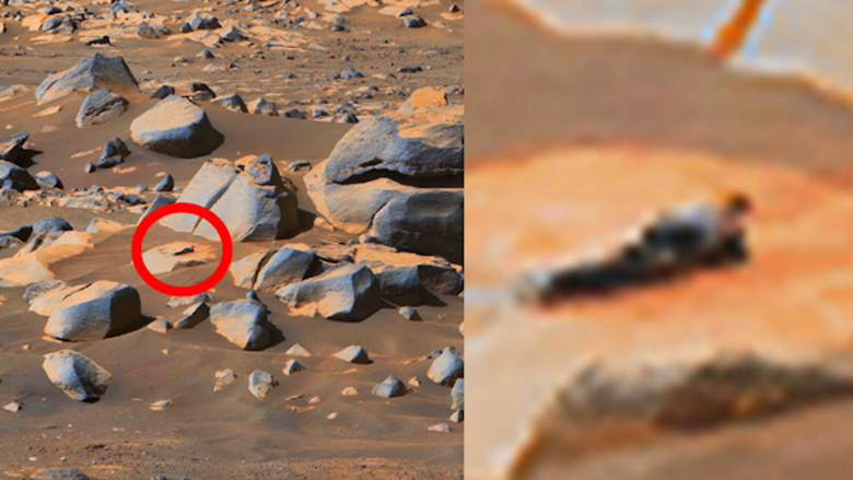 ‘Një njeri në Mars’ – cili mund të jetë shpjegimi i këtij imazhi në planetin e kuq?