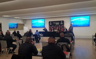 Finalja e Ligës së Konferencë – UEFA dhe FSHF organizojnë trajnime mbi sigurinë në Tiranë