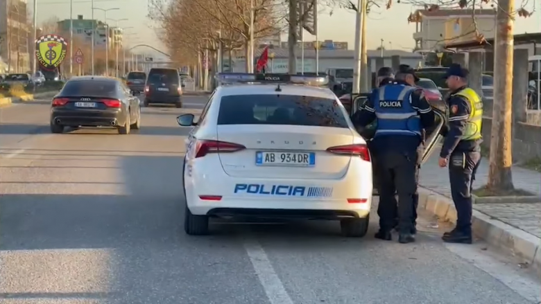 Aksion i Policisë në Tiranë, arrestohen 33 drejtues mjetesh për kundërvajtje rrugore në javën e fundit