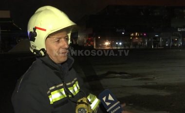 Vihet nën kontroll zjarri në Viva Fresh Store, komandanti i zjarrfikësve në Ferizaj: Ka pasur zjarrfikës që kanë ardhur nga shtëpia për të na ndihmuar