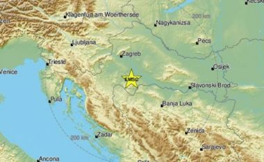 Një tërmet me magnitudë 3.8 shkallësh të Rihterit ka goditur Kroacinë