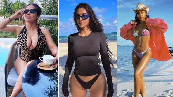 Tetë fotografitë më të mira të të famshmëve në bikini gjatë vitit 2022 – deri më tani
