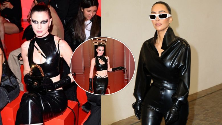 Kim Kardashian dhe Julia Fox shfaqen sërish me veshje të ngjashme në Javën e Modës në Paris