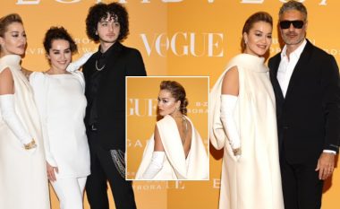 Një familje yjesh – Rita Ora shoqërohet nga partneri i saj, motra dhe vëllai në Javën e Modës në Milano
