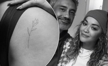 Rita Ora dhe Taika Waititi bëjnë tatuazhe të reja, këngëtarja përjetëson në trup një lule