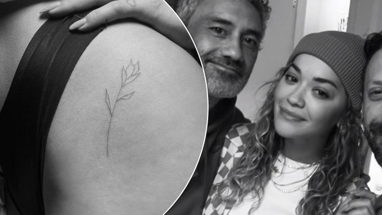 Rita Ora dhe Taika Waititi bëjnë tatuazhe të reja, këngëtarja përjetëson në trup një lule