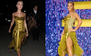 Iris Law vishet me fustanin Versace me lidhëse të veshur dikur nga Beyonce