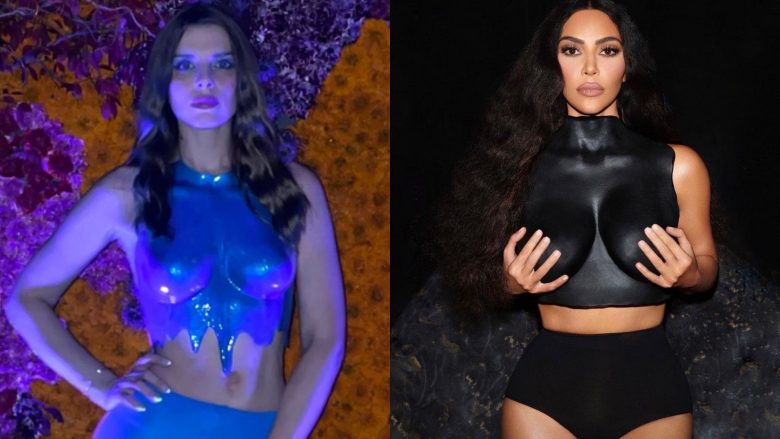 Julia Fox mbyll muhabetin se ajo ‘kopjoi’ veshjen e sipërme nga Kim Kardashian, duke këmbëngulur se ajo e bëri pamjen para Kim