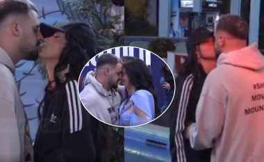 Einxhel dhe DJ Dagz ribashkohen pas disa javësh, puthje dhe përqafime mes çiftit